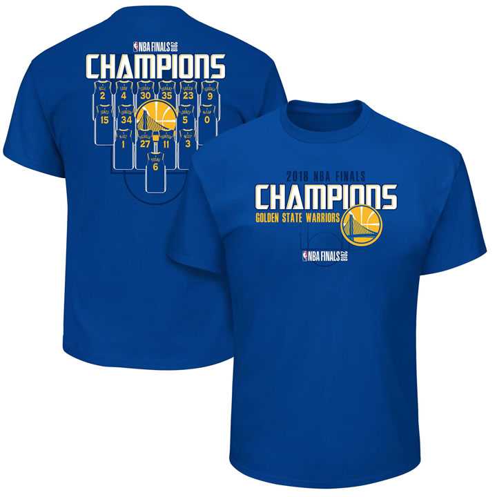 Golden State Warriors Majestic 2018 NBA Finals Champions Jersey Roster Big & Tall T-Shirt Royal,We sell and wholesale Golden State Warriors Majestic 2018 NBA Finals Champions Jersey Roster Big & Tall T-Shirt Royal on line form chian!